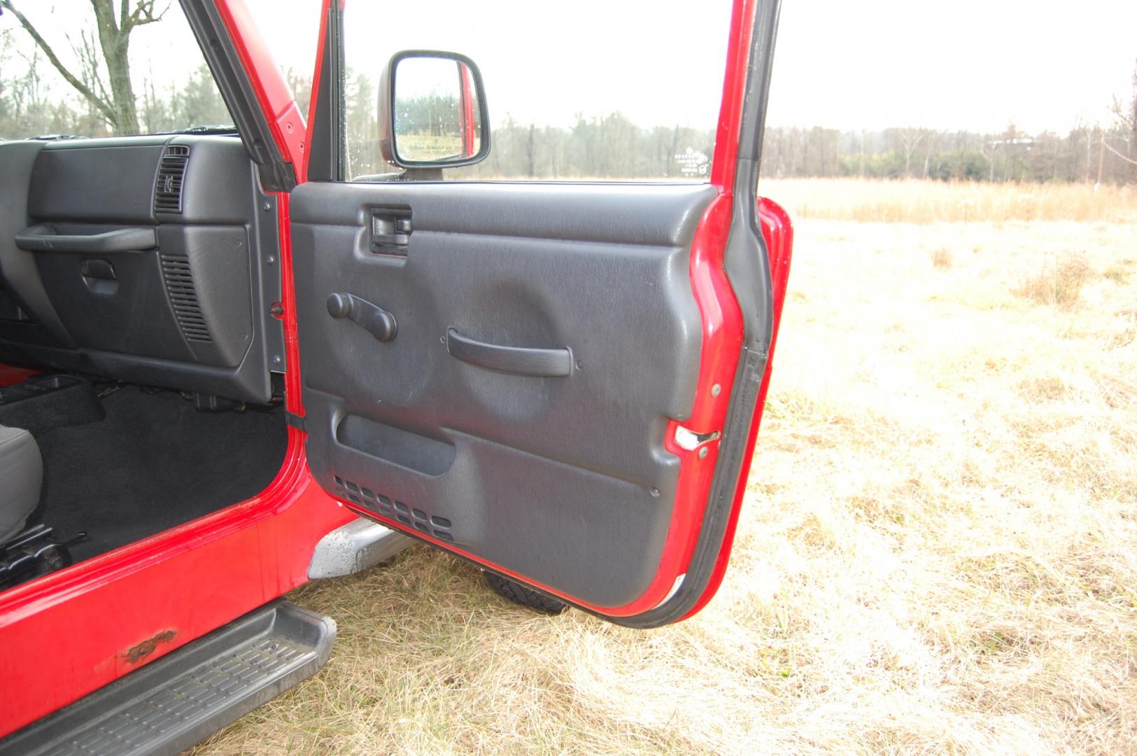 2004 RED /Grey Jeep Wrangler (1J4FA49S24P) with an 4.0 Liter 6 cylinder engine, Automatic transmission, located at 6528 Lower York Road, New Hope, PA, 18938, (215) 862-9555, 40.358707, -74.977882 - Very clean, great running 2004 Jeep Wrangler Sport.... 4 Wheel drive, 4.0 Liter in line 6 cylinder engine, automatic transmission, tilt wheel, dual front air bags, AC/Heat, Kenwood AM/FM/CD/USB/Aux/BT head unit, 15 " Alloy wheels, 4 Good Cooper Discoverer A/T tires, Hi Intensity headlamps, 2/24 Pa. - Photo#17